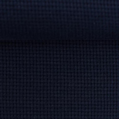 Waffeljersey | Clarissa | marineblau